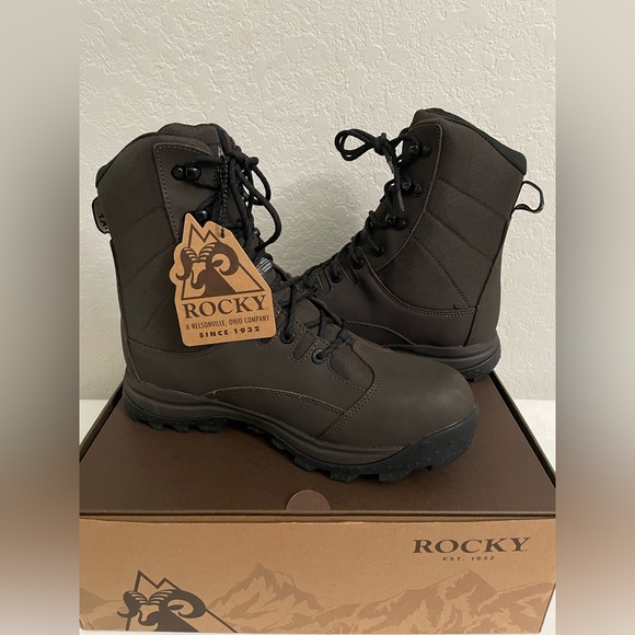 ROCKY Wildcat 400G Insulated Hunting Boot in Brown (RKS0708) - Men’s Size 10.5M
